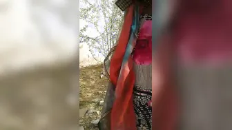 Amateur Desi female exposes her hairy XXX twat for lover's camera