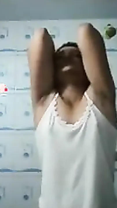 Swanky Desi college girl strips to reveal a pair of small XXX boobs