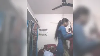 Desi naughty XXX wife stripping her saree for horny lover