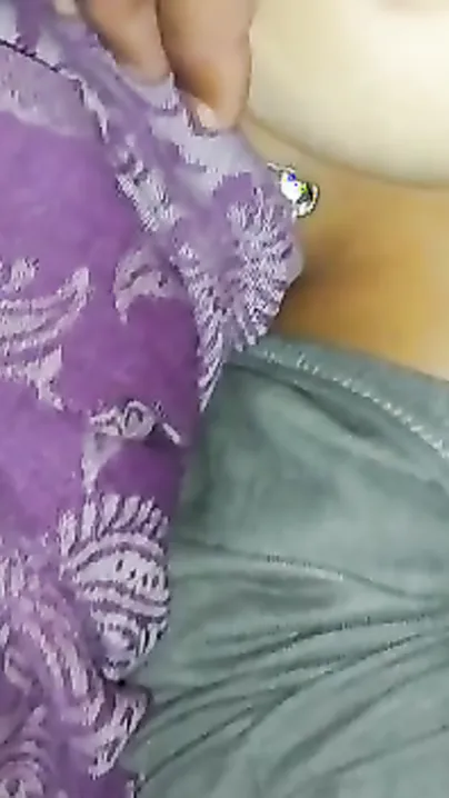 Naughty XXX Desi hubby showcasing his wife’s big boobs on cam MMS