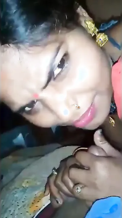 Village Desi XXX girl gives a blowjob to her house owner MMS