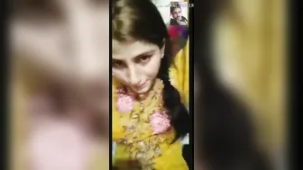 Cute Desi XXX girl have a call sex chat with her boyfriend