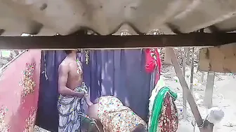 Fatty Desi XXX wife gets her pussy hard fucked outdoors MMS