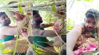 Beautiful Indian girl gets fucked XXX outdoors by her cute boyfriend MMS