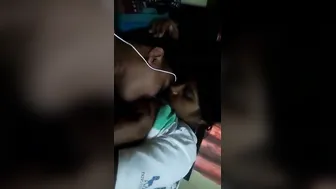 Sweet Desi girl feeding her XXX juicy boobs to her colleague MMS