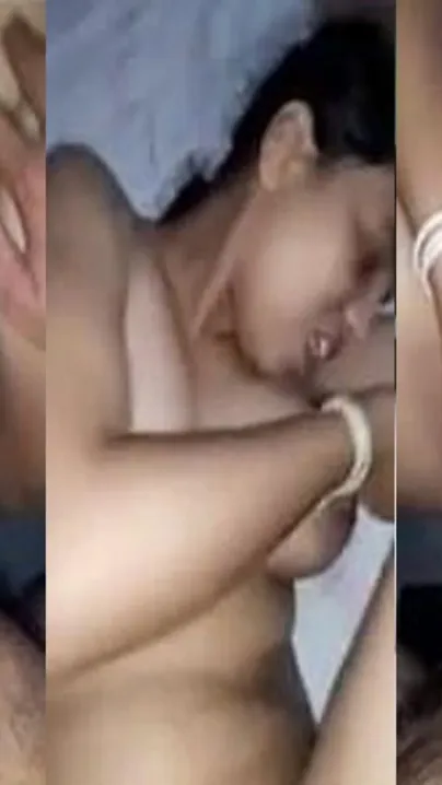 Cute Desi XXX couple takes a video of their hot sex MMS