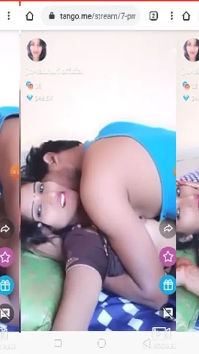 Cute Indian XXX couple takes video of their sex on live cam
