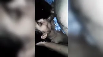 Desi XXX girl gives a good blowjob to her cousin’s brother at home MMS