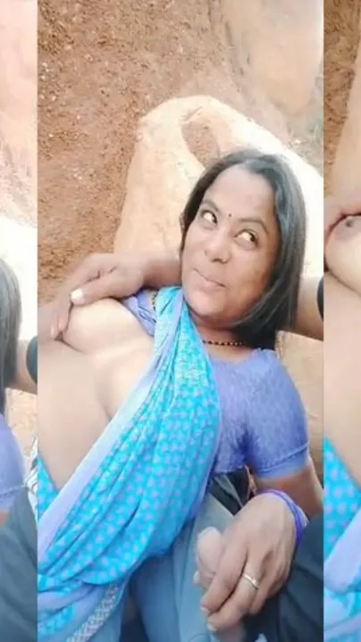 Naughty Desi chick enjoying XXX sex outdoors on camera