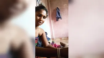 Desi XXX wife sucking balls of her pervert husband MMS