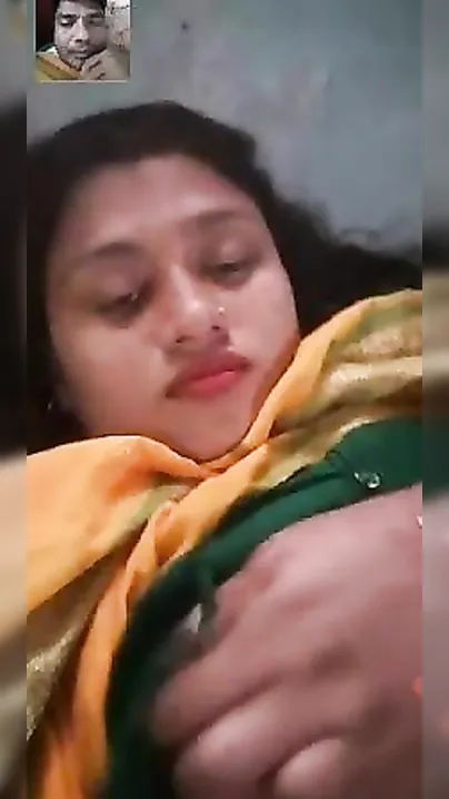 Silly desi XXX chick showing her big boobs to her boyfriend
