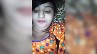 Cheating Desi XXX wife has virtual sex with MMS client vis video link