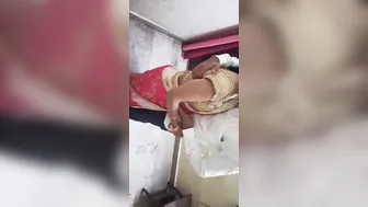 Young Desi XXX girl MMS video with husband who undresses her close-up