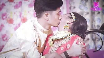 Young Desi XXX babe is bonked by hubby in wedding night MMS video