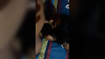 Man thrusts cock into his Desi classmate's mouth in this MMS video