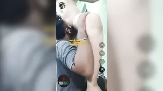 Desi wife is banged by husband with mask in an MMS show of XXX sex