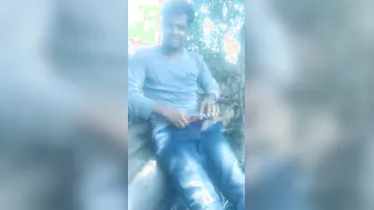 Desi provokes XXX sex with guy in nature that becomes MMS in India