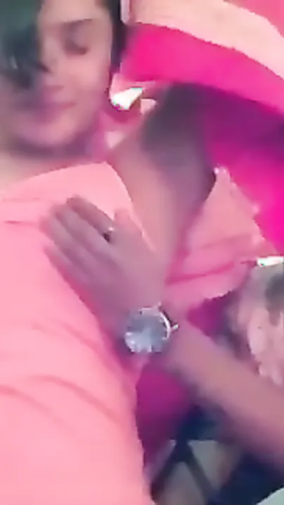 Man touches Desi girl's tits and kisses nipples in homemade XXX video
