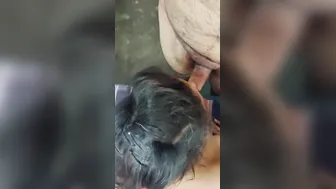 MMS porn of Desi who has an oral XXX twosome with the guy close-up