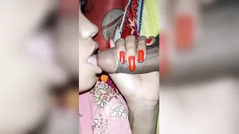 Desi charmer has cock in her mouth in this MMS close-up XXX video