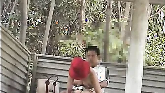 XXX lover enjoys outdoor fucking arranged by another guy's Desi wife