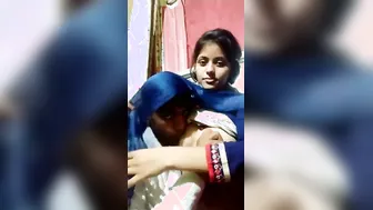 Kissing ends with hot XXX nipple-licking for the lovely Desi chick