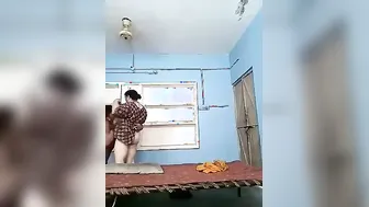 MMS video of mature Bhabhi having XXX affair with fat Desi neighbor