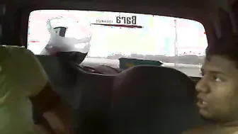 Awesome MMS video of Desi lovers having XXX fun in backseat of car