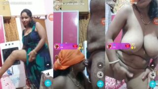 Indian Bhabhi voraciously sucks Desi XXX penis during live show