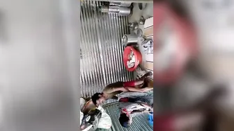 Desi guy and Dehati sister-in-law have XXX fun standing up on camera