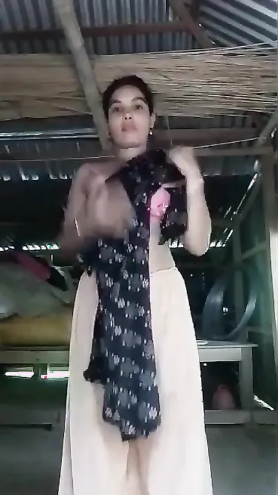 Bangla village wife striptease show