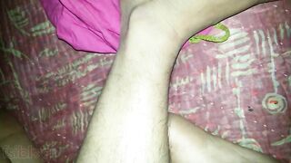 Lovely village Desi XXX wife fucking her hubby from top MMS