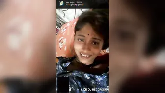 Cute Desi XXX slut showing her teen boobs on selfie cam