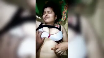 Cute Desi XXX housewife have a painful sex with husband’s friend MMS