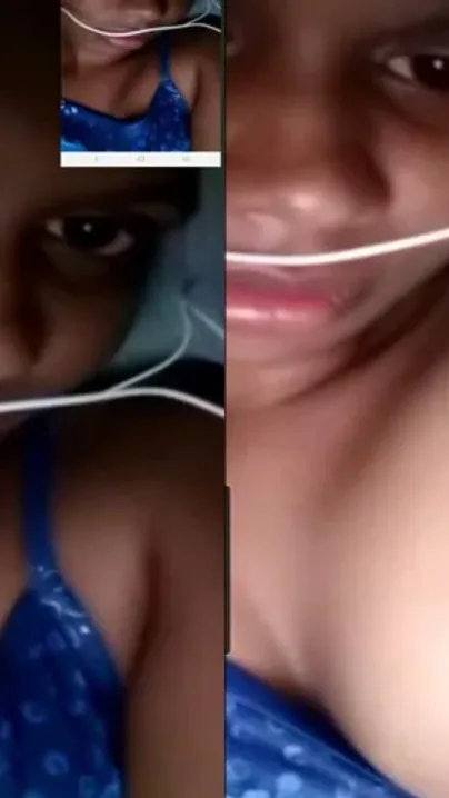 Teen Lankan girl demonstrates her Desi XXX melons in close-up clip