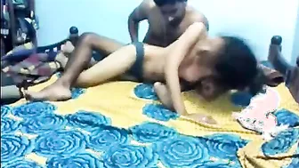 Scandal XXX video of cute Desi teeny having sex instead studying