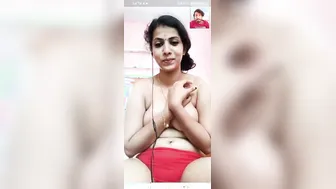 Sexy Mallu bhabhi pleases Desi webcam client with her XXX breasts
