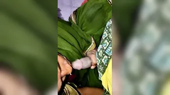 Mature sucks Desi hubby's XXX dick before taking it into hairy cunt