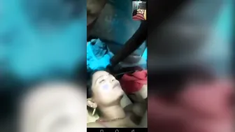 Sexy Dehati wife poses for live XXX chat when sucking Desi pecker