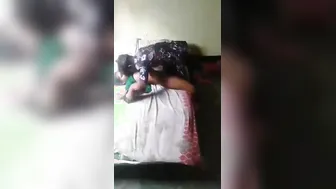 Teen Bangladeshi slut hikes up dress to take Desi XXX dick into cunt