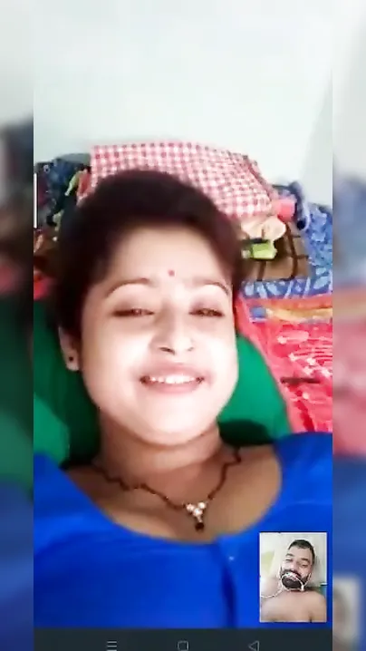 Beautiful Desi XXX wife having fun on a live video call with her lover