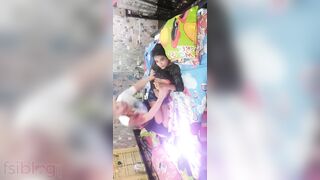 Bhojpuri man's cock is in slit of Desi in XXX self-made MMS video