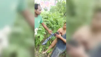 Odia Desi cheating wife is caught with her XXX lover in the forest