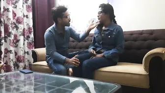 Lovely Desi chick with glasses is carnal with her XXX obsessed Devar