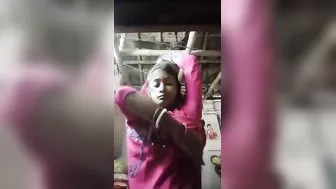 XXX video of Desi slut who takes clothes off item by item on camera