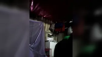 Horny aunty moans on camera during XXX humping by her son in the dark