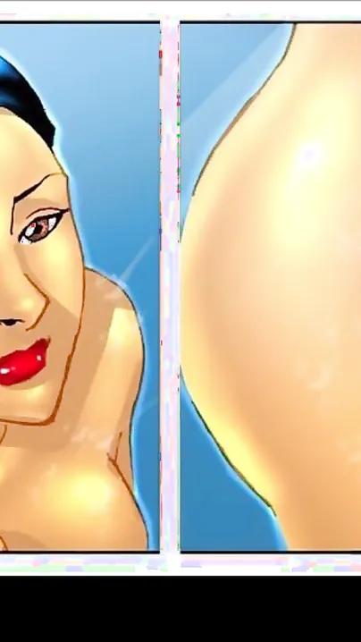 Big-boobied Desi Bhabhi XXX masturbation with water jet in comic porn
