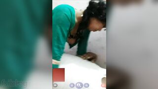 XXX clip of Desi wifey who cheats on the hubby with her neighbor