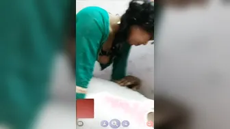 XXX clip of Desi wifey who cheats on the hubby with her neighbor