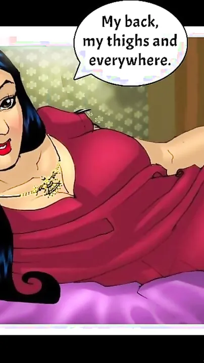Porn comics of Savita Bhabhi Desi whore who tempts men into XXX act